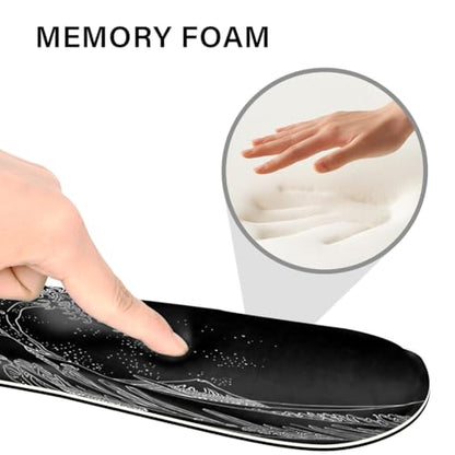 Desk Pad and Keyboard Wrist Rest, Large Mouse Pad + Keyboard Pad+Mouse Wrist Support, Non-Slip Desk Mat Protector for Office, Home 31.5×11.8 Inches Wave - color: Wave