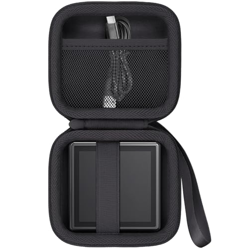 khanka Hard Case for Anbernic RG Rotate Handheld Game Console,Black | EVA Hard Shell, Mesh Pocket Accessory Storage, Travel-Ready Gaming Storage, Secure Custom Fit, Protective Case Only - color: Black Case
