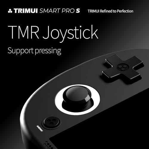 Trimui Smart Pro-S 4.96″ Retro Handheld Game Console, Allwinner A523 Octa-Core 2.0GHz, Mali-G57, Active Cooling, L3/R3, Linux, 8GB + microSD (RED-No Card) - color: Red-no Card