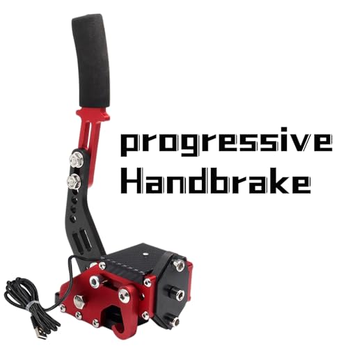 YESHMA 64 Bit USB Handbrake with Clamp PC Handbrake & Non-Contact Plus Hall Sensor Compatible With G25/27/29/920/923 T500 T300,Professional Gaming Peripherals using for Racing Games