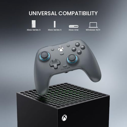 GameSir G7 SE Wired Controller for Xbox Series X|S, Xbox One & Windows 10/11, Plug and Play Gaming Gamepad with Hall Effect Joysticks/Hall Trigger, 3.5mm Audio Jack-Gray - color: Gray