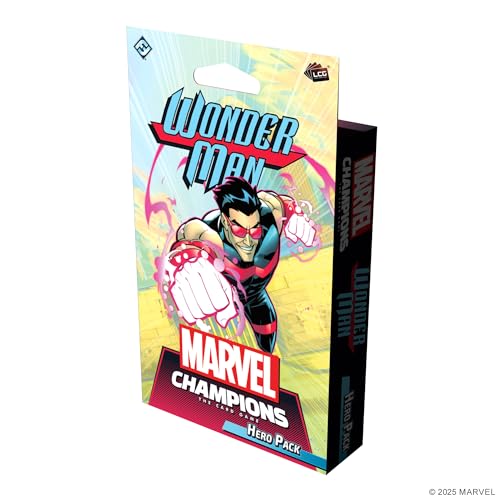 Marvel Champions The Card Game Wonder Man Hero Pack | 40-Card Pre-Built Leadership Deck, Cooperative Strategy Game for Kids & Adults, Ages 14+, 1-4 Players, 45-90 Min Playtime