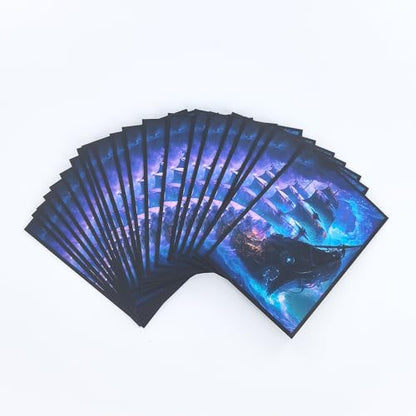 MTG Card Sleeves Matte -100 PCS Trading Card Game, Size 2.6 x 3.6 inches, Suitable for All TCG Card Games Protective (Chuan) - color: Chuan