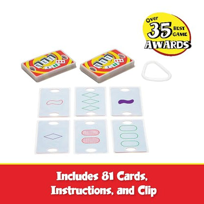 SET Waterproof Card Games for Kids, Matching Game, Learning Games, 6+ | Waterproof Games, Pool Toys, Summer Toys, Family Game Night, Travel Games, Playing Cards Screen-Free - style: SET Waterproof
