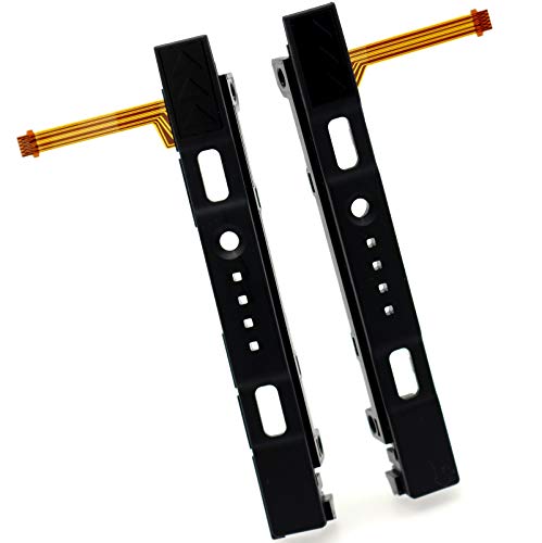 Deal4GO Left & Right Slide Rail w/Sensor Flex Cable Compatible with Nintendo Switch & Switch OLED Joycon Controller Slider Rail - color: Left & Right Slide Rail