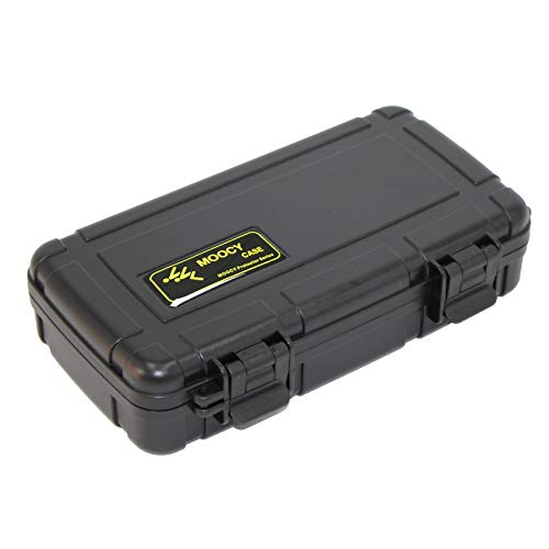 8" Small Hard Case with Pluck Foam Insert, 8.6 x 4.9 x 1.9 Inch - Protective Waterproof Plastic Tiny Box for Storage Medical item, Micro Tools - Lockable, Portable for Travel - size: Inner 7.8‘’ x 3.9‘’ x 1.5‘’