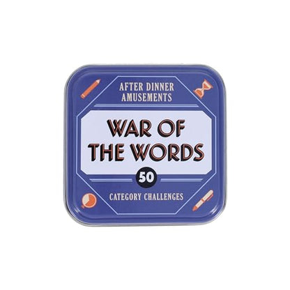 After Dinner Amusements: War of The Words - 50 Game Prompts