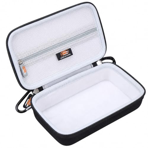 Legestori Hard EVA Travel Carry Case Compatible With Sony PSP 1000 2000 3000, Portable Protective Travel Cover Storage Box With Mesh Pocket & Carabiner (Case Only