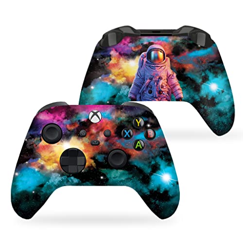 DreamController Galaxxy Custom X-box Controller Wireless compatible with X-box One/Series X/S Proudly Customized in USA with Permanent HYDRO-DIP Printing(NOT JUST A SKIN) (MODDED) - color: Galaxy, size: Modded - Front & Back Print