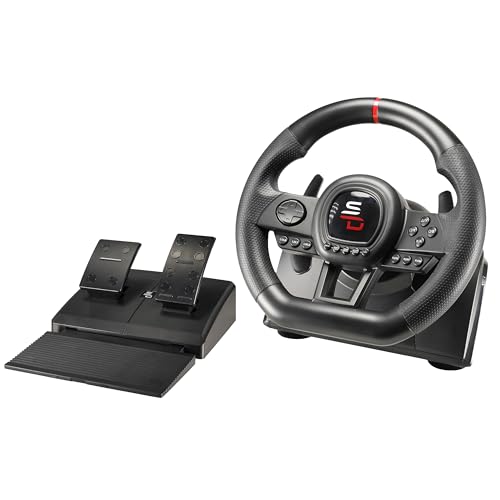 SUBSONIC Superdrive - SV650 Racing steering wheel with pedal and paddle shifters for Xbox Serie X/S, Switch 2, Switch, PS4, Xbox One, PC