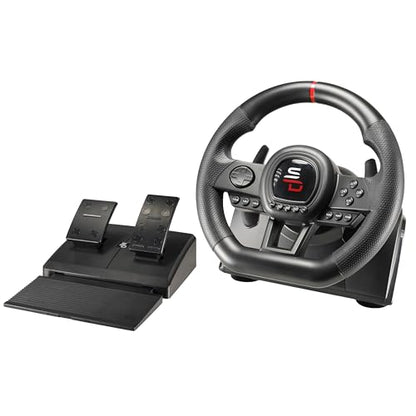 SUBSONIC Superdrive - SV650 Racing steering wheel with pedal and paddle shifters for Xbox Serie X/S, Switch 2, Switch, PS4, Xbox One, PC