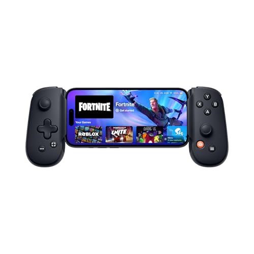 BACKBONE One Mobile Gaming Controller, USB-C, 2nd Gen | For Android & iPhone 15/16/17, 2nd Gen, Play Xbox, Fortnite, Call of Duty, & More - color: Black, size: USB-C