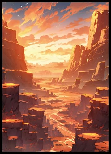 MTG Card Sleeves - Pleatau(Red White) - Fantasy Dual Lands Series - Ultra Clear Front & Matte Finish Back, 100 Count Standard Size TCG Art Sleeves for Magic The Gathering - color: Pleatau(red White)