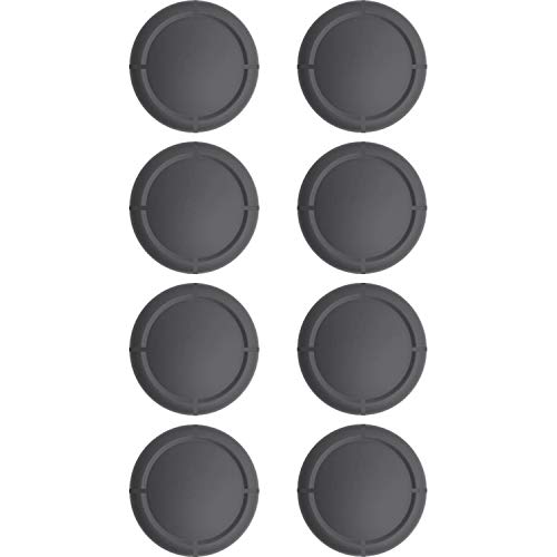 Ferkurn Joystick Replacement Cap Thumb Grip for Switch OLED & Switch Lite, Joystick Grip Button Stick Cover 3D Analog Cap Skin Replacement Part Repair Kit Accessories, 8 PCS - color: Gray