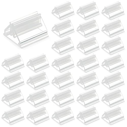 Maitys 30 Pieces Game Card Stands Plastic Card Stands DIY Board Stand for Party Favor (Transparent)