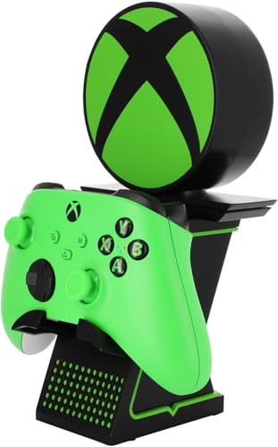 Exquisite Gaming Xbox Light Up LED Ikon Stand with Rotating Holder & USB Charging Ports