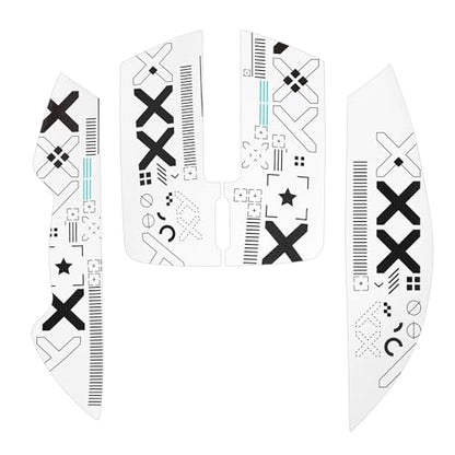 MAGIC-REFINER Attack Shark Gaming Mouse Anti-Slip Grip Tape,Compatible with X11 Superlight Wireless pc Mouse,Sweat Resistant,Fine Feel,Cut to Fit,Cool Mouse Skins for Video Games/Office/Study(White) - color: Griptape （white）