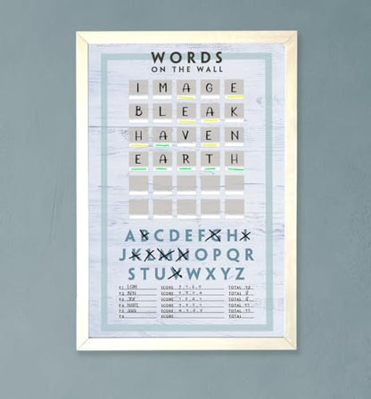 Words on The Wall Multi Player Game – Beach Edition (24x18x1) (Beach) - color: Beach