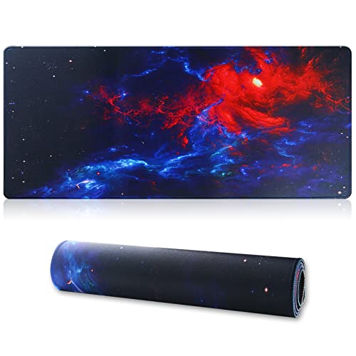 Large Gaming Mouse Pad with Stitched Edges,[27.5x11.8In] Extended Mouse Pad with Non-Slip Natural Rubber Base for Gamer/Desktop/Office/Home (70x30 Anying) - color: 70x30 Anying