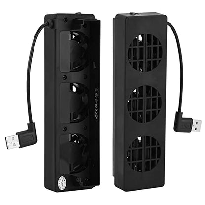 Cooling Fan, Cooling Fan Docking Station Cooler Holder Bracket USB Cooling Fan Base Stand Dock for Console