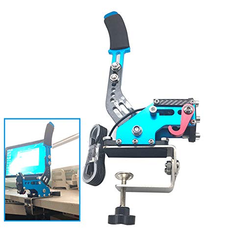 KOET USB Handbrake with Fixtures,USB Handbrake Professional Gaming Peripherals for Racing Games G25/27/29 T300 T500 FANATECOSW LFS Dirt Rally