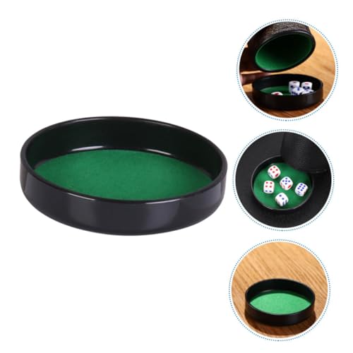 ibasenice 5pcs Dice Cup Replacement Parts Dice Cup Lid and Base for Ktv Games Quiet Shaker Accessory for Parties and