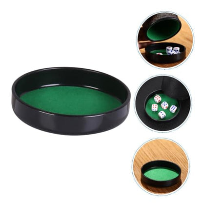 ibasenice 5pcs Dice Cup Replacement Parts Dice Cup Lid and Base for Ktv Games Quiet Shaker Accessory for Parties and