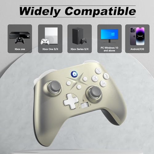 Dinosoo Replacement Controller for PS5/Xbox Series X|S with gamepad, video game controller, gaming controller, works with PS5/Xbox One and Windows 10/11 - color: Dark‌