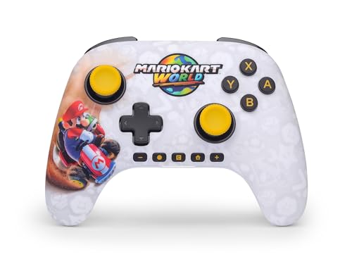 PowerA Advantage Wireless Controller for Nintendo Switch 2 - Mario Kart World, Officially Licensed, Hall Effects, Mappable Buttons, Pro Controller, C Button, Motion Controls - color: Mario Kart World, style: Wireless