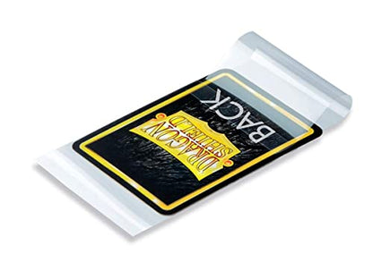 5 Packs Dragon Shield Sealable Inner Sleeve Clear Standard Size 100 ct Card Sleeves Value Bundle!