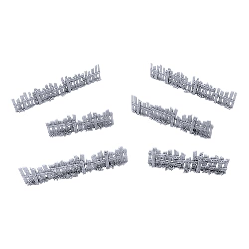 EnderToys Ye Old Fence - DND Terrain Compatible with Dungeons and Dragons, 28mm Miniature Wargaming, Tabletop RPGs, Wargame Scenery