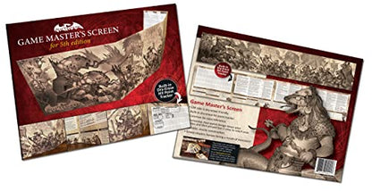 DM Screen for 5th Edition: Dry-Erase with Built in hit Point Tracker, Essential 5e Rules Reference, Amazing Illustration