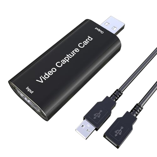 4K HDMI to USB 2.0 Video Capture Card for Switch PC | 4K Input 1080P Output Plug & Play Audio Capture Device for Low-Latency Live Streaming & Gaming - size: USB2.0 30Hz