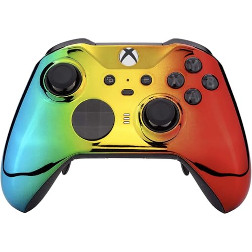 Custom Controllerzz Elite Series 2 Controller Compatible With Xbox One, Xbox Series S and Xbox Series X (Rainbow Chrome) - color: Rainbow Chrome
