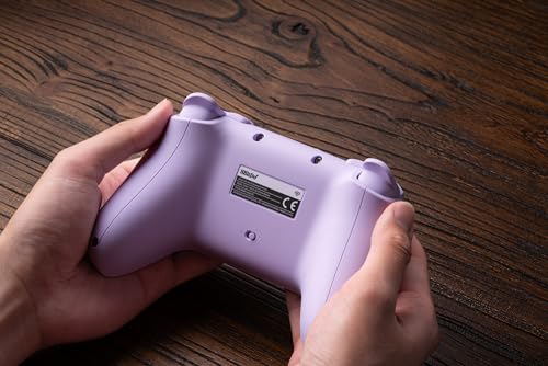 8Bitdo Ultimate 2C Wireless Controller for Windows PC and Android, with 1000 Hz Polling Rate, Hall Effect Joysticks and Triggers, and Remappable L4/R4 Bumpers (Purple) - color: Purple