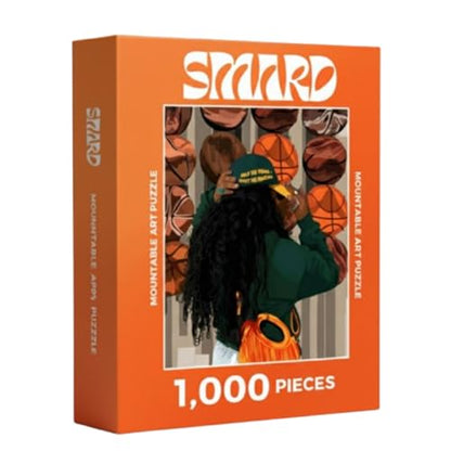 Smard Art 1000 Piece Puzzle for Adults, Jigsaw Puzzle Fashion and Basketball Theme, Fun Puzzles for Adults, Puzzles for Adults 1000 Pieces 18x24 Family Puzzle