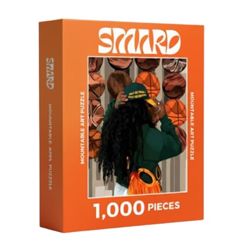 Smard Art 1000 Piece Puzzle for Adults, Jigsaw Puzzle Fashion and Basketball Theme, Fun Puzzles for Adults, Puzzles for Adults 1000 Pieces 18x24 Family Puzzle