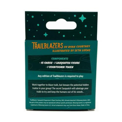 Bitewing Games Trailblazers: Sasquatch Expansion Board Game, 1-8 Players | Campaign for Majority Support to Reach the Star Exhibit | Gain Laurels from Fans & Rivals | Ages 10+ | 40 Min