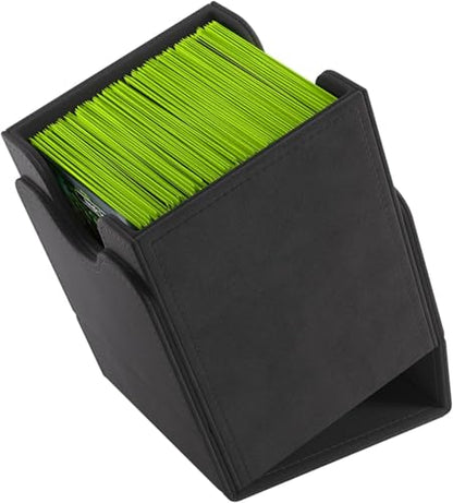 GameGenic Card Deck Box – Deck Box: Squire XL Black 100CT – Durable and Sturdy TCG, OCG Card Storage – Compatible with Pokemon Yugioh Commander and MTG Magic: The Gathering Cards - color: Black