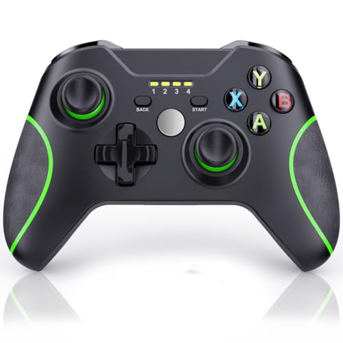 ADHJIE Xbox One Controller,2.4GHz Wireless Xbox Controller | with 3.5mm Headphone Audio Jack Xbox Controller for Xbox One X/S Xbox Series X/S,Black