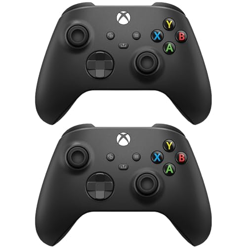 Microsoft Xbox Core Wireless Controller 2-Pack Bundle – Carbon Black – Xbox Series X|S, Xbox One, and Windows Devices - color: Carbon Black