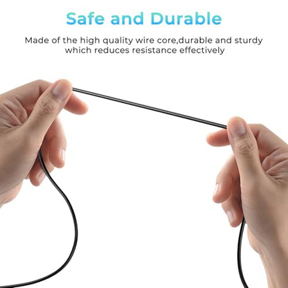 Tobfit PS4 Controller Charging Cable 6FT (2-Pack),Fast Charging & Data Sync Compatible with PS4/PS4 Pro/PS4 Slim, X Box One Controller