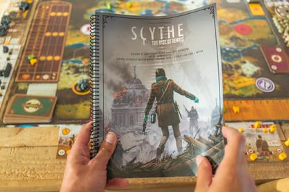 Stonemaier Games: Scythe: The Rise of Fenris by Ryan Lopez DeVinaspre & Jamey Stegmaier | 8 Episode Scythe Campaign and 11 Modules, Including a Cooperative Mode | Add to Scythe | 1-5 Players, 115 Min