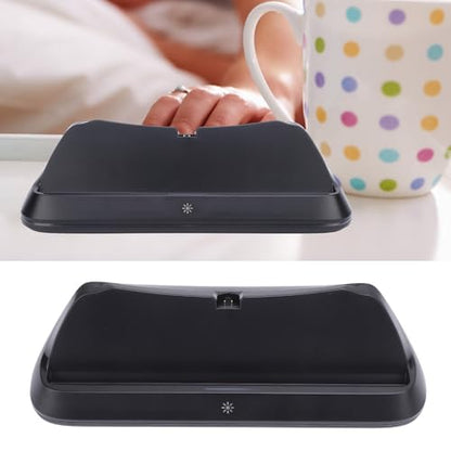 Yoidesu PS Portal Game Console Charger Dock, Stand with RGB Light Effect, Portable Game Console Charge Holder, Station for PS Portal (Black)
