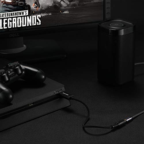 USB Headphone Adapter, External Sound Card for PC, PS4, PS5-25CM / 2Pack | TRRS-Mic Supported, DAC Chip, 16bit/48KHz, Compatible with Windows, PC, Laptop, Mac, Linux, Desktops, PS4, PS5 - size: 9.9 inch / 2-Pack