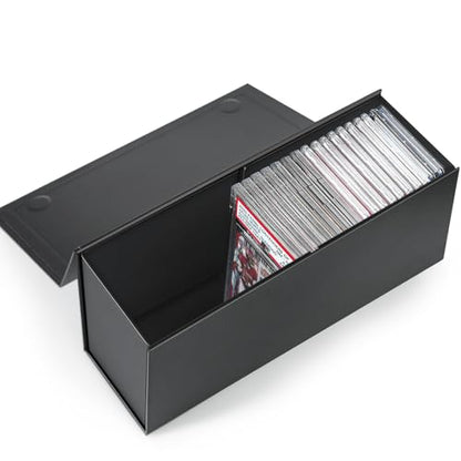 Graded Sports Card Storage Box, PSA Graded Card Storage Box, Trading Card Storage Box, Graded Card Slab Case Compatible with PSA, BGS, SGC-1 Pack