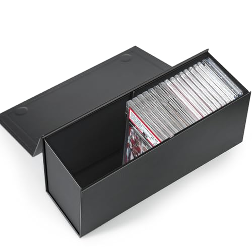 Graded Sports Card Storage Box, PSA Graded Card Storage Box, Trading Card Storage Box, Graded Card Slab Case Compatible with PSA, BGS, SGC-1 Pack