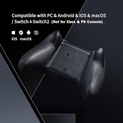 GuliKit ES PRO Wireless PC Controller –3.25ms Low Latency, TMR Joysticks | For PC/Steam/Switch/Android/iOS, Anti-Drift/Anti-Snapback,Switch 2 Wakeup,Gyro Motion Aim,30H Battery, Hall Trigger - color: ES PRO-TMR Joysticks-White