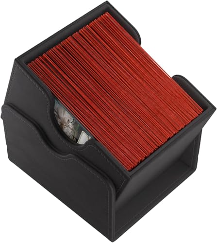 GameGenic Card Deck Box – Deck Box: Sidekick XL Black 100CT – Durable and Sturdy TCG, OCG Card Storage – Compatible with Pokemon Yugioh Commander and MTG Magic: The Gathering Cards - color: Black