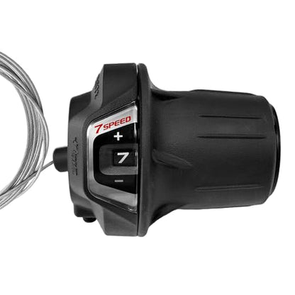 7 Speed Bike Shifter SL-RV300-7 Speed Shifter Lever Bicycle Twist Grip Thumb Gear Shifter for MTB Folding Mountain Bike - size: RV300-7R